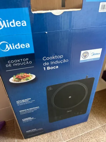 Cooktop indução Midea 1 boca