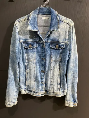 Jaquetinha Jeans, Feminina, G