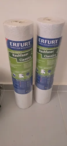 Papel de parede texturizado, pintável, feito com fibra de madeira