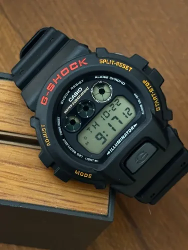 Relógio Casio G-Shock DW-6900 Época do Aqualand Windsurf Sky Diver