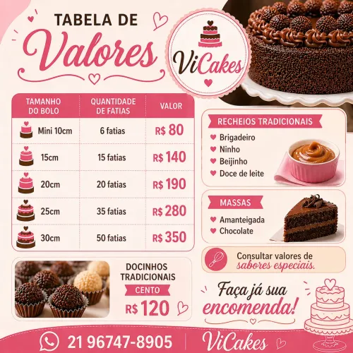 Bolo e Doces