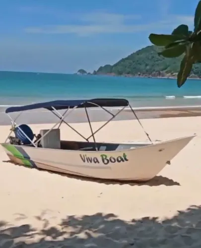 Lancha fibra 7 metros 22 pés motor 60hp Yamaha 4t bote barco