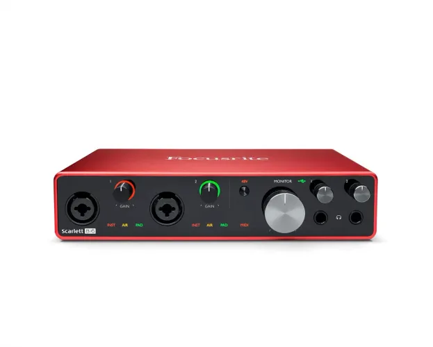 Placa de Áudio Focusrite 8i6 3 geração