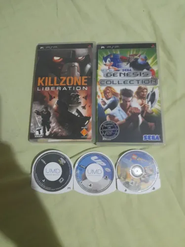 Pack 5 Jogos De PSP Originais