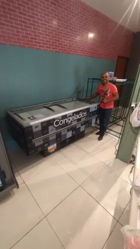ILHA DUPLA AÇÃO 2 METROS 568 LITROS COM ILUMINAÇÃO DE LED FRICON