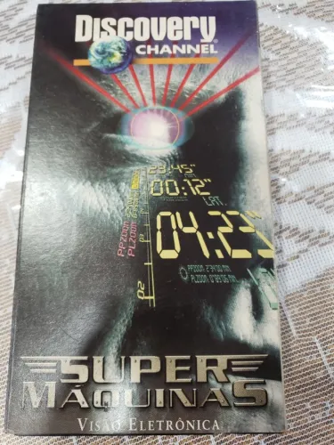 VHS Discovery Channel "Super Máquinas: Visão Eletrônica".