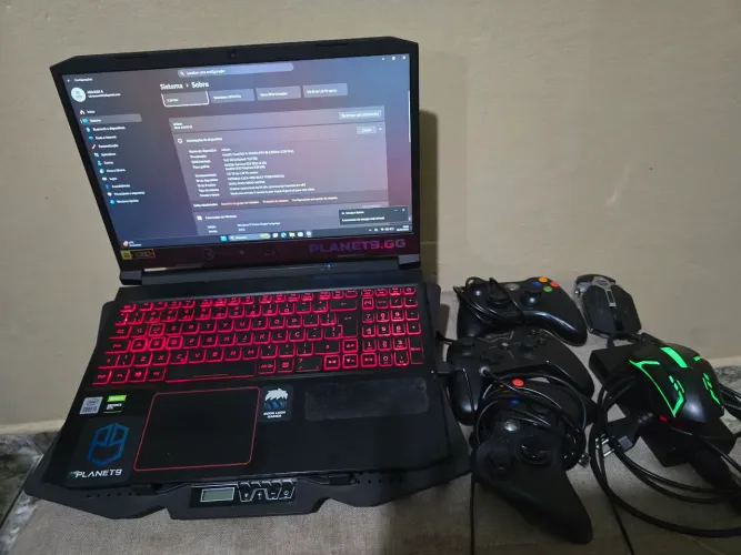 Notebook Gamer Acer Nitro AN515-55= Acompanha 3manete mais um cooler.