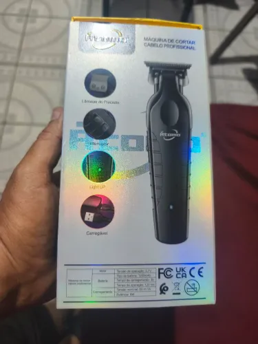 MÁQUINA DE CORTAR CABELO PROFISSIONAL ÁTOMO