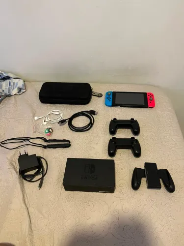 Nintendo Switch V2 Desblok 256gb completo