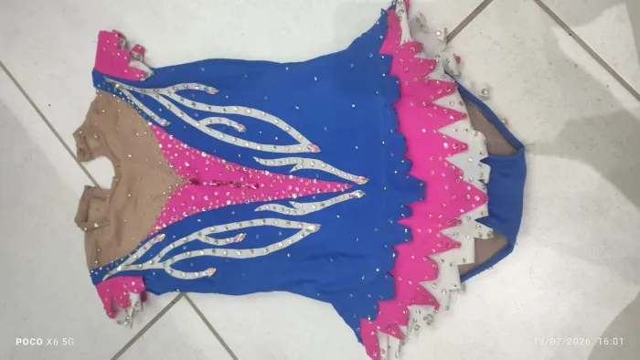 Roupa de apresentação GR e Balé crianças de 5 a 9 anos