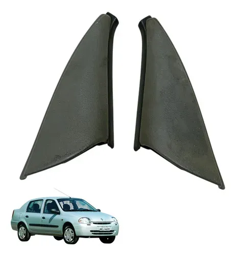 Par Moldura Interna Do Retrovisor Clio 2001 2004 (usado)