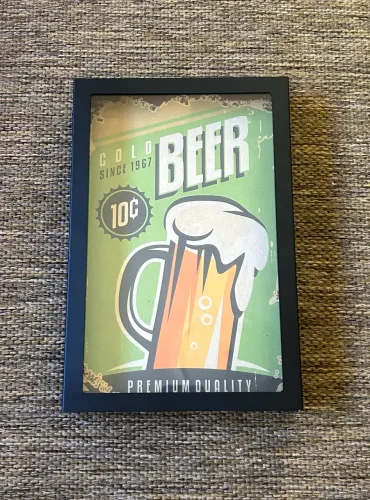 NOVO Quadro Tampinha de Garrafa