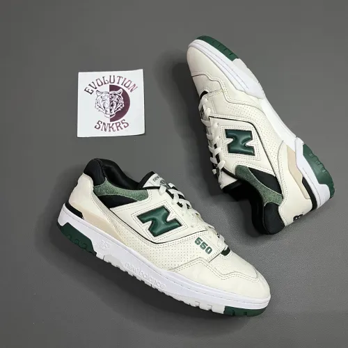 New Balance 550 Sea Salt Pine Green