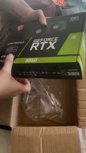 Placa de vídeo rtx 3050 msi