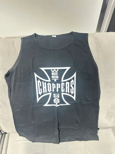 Camiseta Sem Mangas Com Logotipo West Coast Choppers 