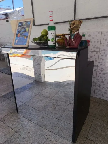 Balcão desmontável para sair hoje