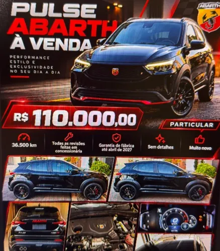 Fiat Pulse Abarth 1.3 Turbo 16V Flex Aut. 2024