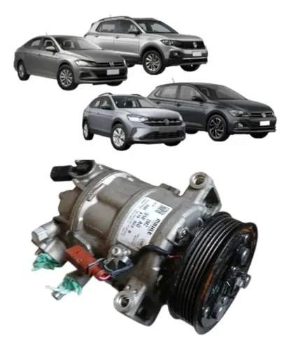Compressor Ar Condicionado Vw Nivus Polo T-cross Polo 1.0 Turbo 