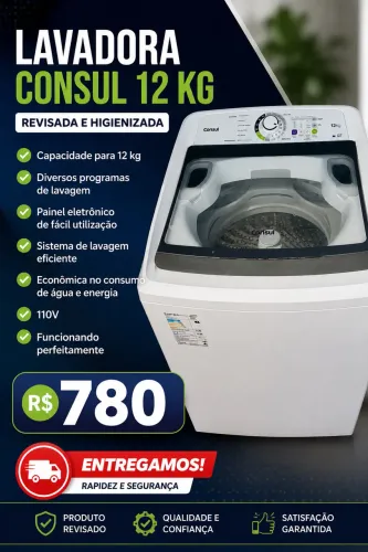 Lavadora Consul 12kg