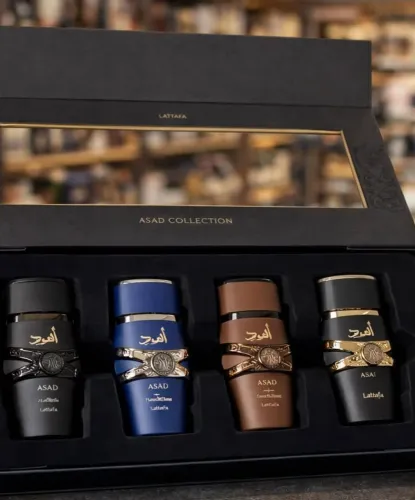 Lattafa Asad Collection Kit EDP 4x25ml Masculino Original Presente Dia dos Namorados