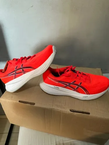  Asics Gel Cumulus 27 Flash Vermelho / Branco/ TAM 43