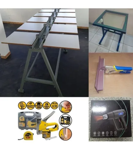 SERIGRAFIA EQUIPAMENTO PARA IMPRESSÃO DE CAMISETAS COMPLETO PRONTO PARA USAR ACEITAMOS