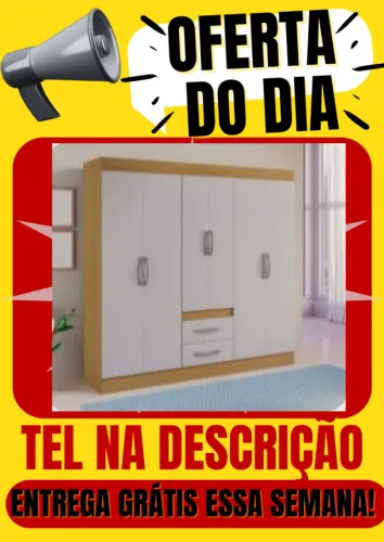 Guarda Roupa Casal Pequeno Entrega Grátis em Salvador -Paga ao Receber- Tel na descrição