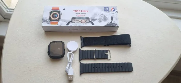 SMARTWATCH T800 ULTRA ? NOVO, COMPLETO NA CAIXA |