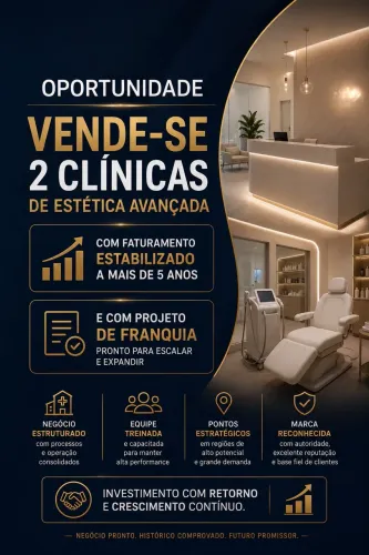 Vende-se 2 clínicas faturando