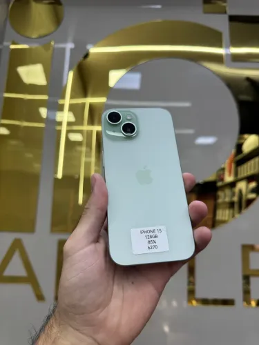 IPHONE 15 128GB GREEN SEMI NOVO QUEIMÃO