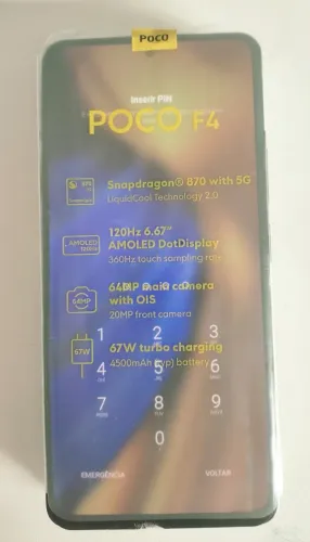 POCO F4 256GB / 8GB RAM Moonlight Silver 5G 