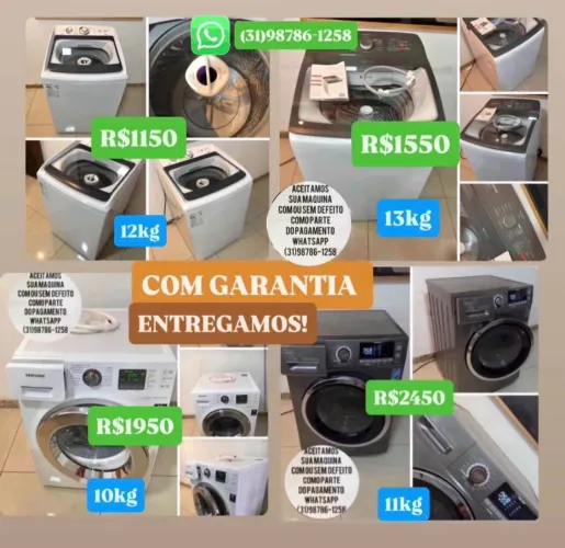 Máquina de Lavar COM GARANTIA Entregamos