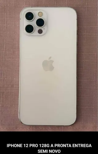 iPhone 12 pro 128 semi novo impecável nunca trocado peças