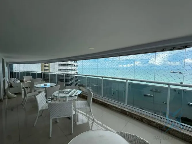 Apartamento com 4 dormitórios para alugar, 220 m² por R$ 25.000/mês - Meireles - Fortaleza