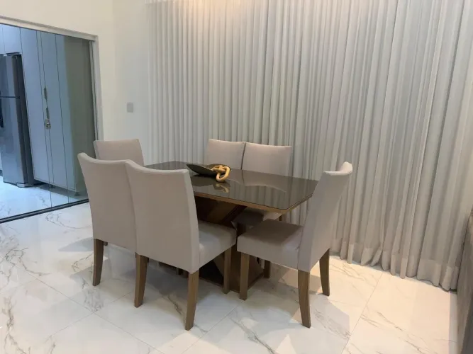 VENDO MESA SALA DE JANTAR KAPPESBERG DE 6 LUGARES EM PERFEITO ESTADO, POUCOS MESES DE USO