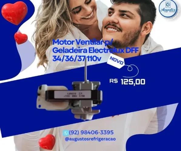 Vendo motor ventilador para geladeira Electrolux DFF 34/36/37 110V
