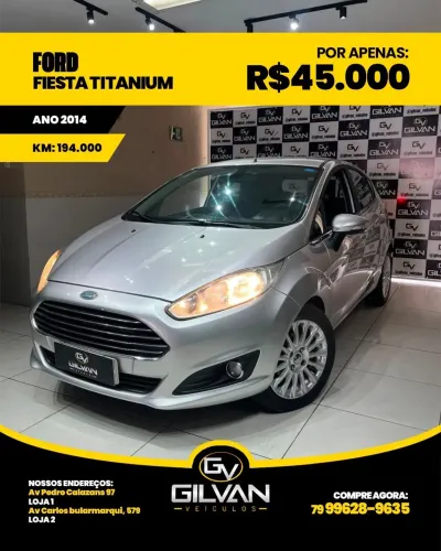 Ford Fiesta Titanium 1.6 16V Flex Mec. 2014