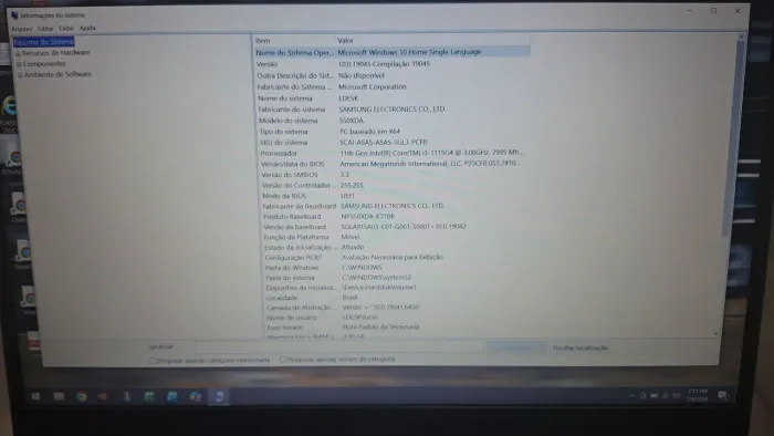 Notebook Samsung I3 11 ,