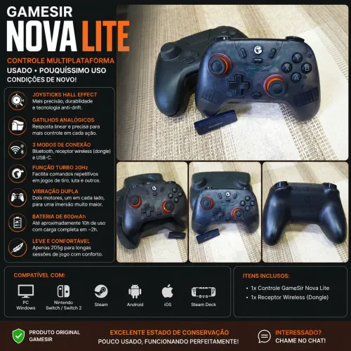 GameSir Nova Lite ? Controle Gamer