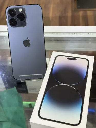 iPhone 14 Pro Max - com caixa, garantia e acessórios