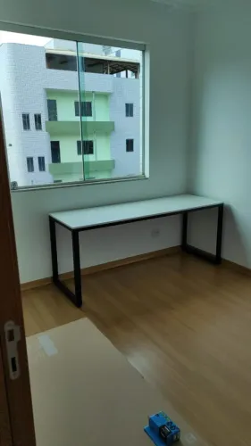 Mesa Escritório/Home Office 180x60cm Industrial MDF e Aço