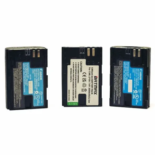 Kit 3 Baterias Canon LP-E6