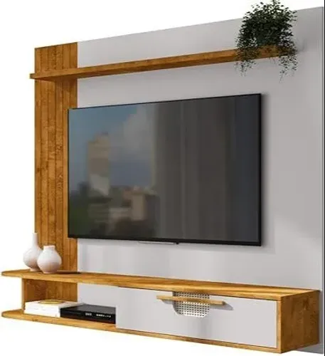 Painel Tv Até 65" Jeri Naturalle Off White -FAZEMOS ENTREGA!