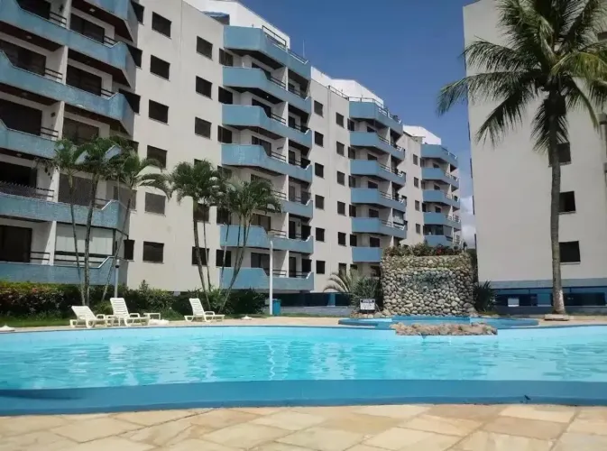APARTAMENTO A VENDA EM CARAGUATATUBA - CONDOMÍNIO HAWAI VIVENDAS - MARTIM DE SÁ - 1 VAGA