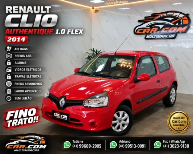 Renault Clio Authentique 1.0/1.0 Hi-power 16V 3P 2014