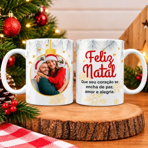 Caneca de natal, amigo oculto, mimos natalinos