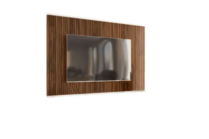 Painel Genesis 2.1 Palissandro.Branco Mobler