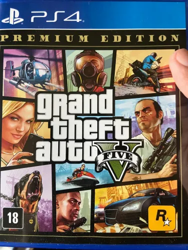 GTA V pra ps4 usado, premium edition