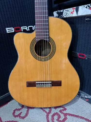 Violão Canhoto Eagle Ch800 Nylon Tampo Maciço Elétrico - Usado