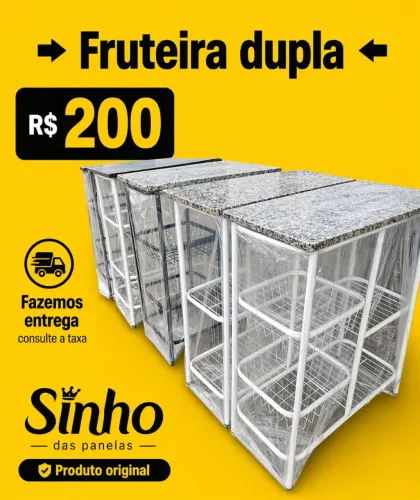FRUTEIRA DUPLA ? FAZEMOS ENTREGA CONSULTE A TAXA!!!! R$200